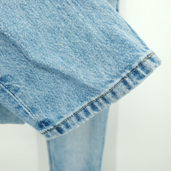 Everlane High Rise Cheeky Straight Jean 27 Sky Blue Wash - Picture 14 of 16